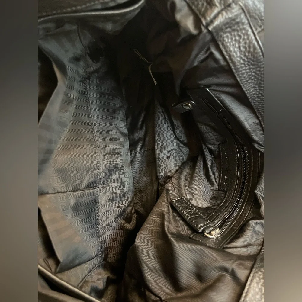 Banana Republic Greyson Leather Messenger Laptop Bag